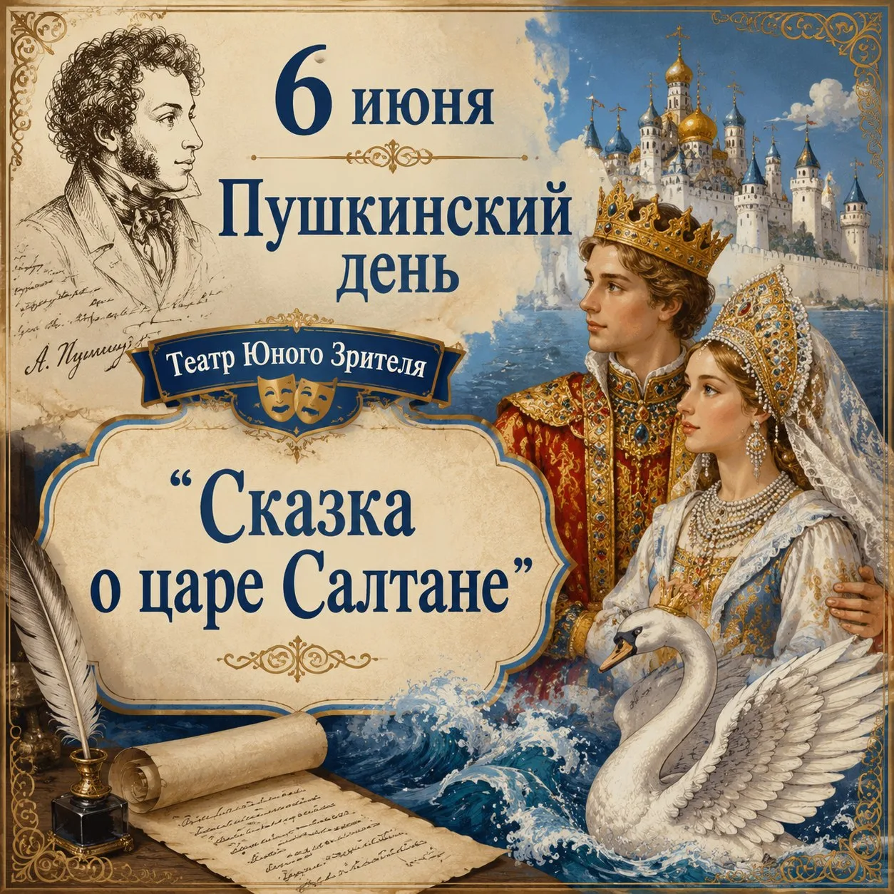 🌸ПУТЕШЕСТВИЕ В СКАЗКУ О ЦАРЕ САЛТАНЕ 🌸
