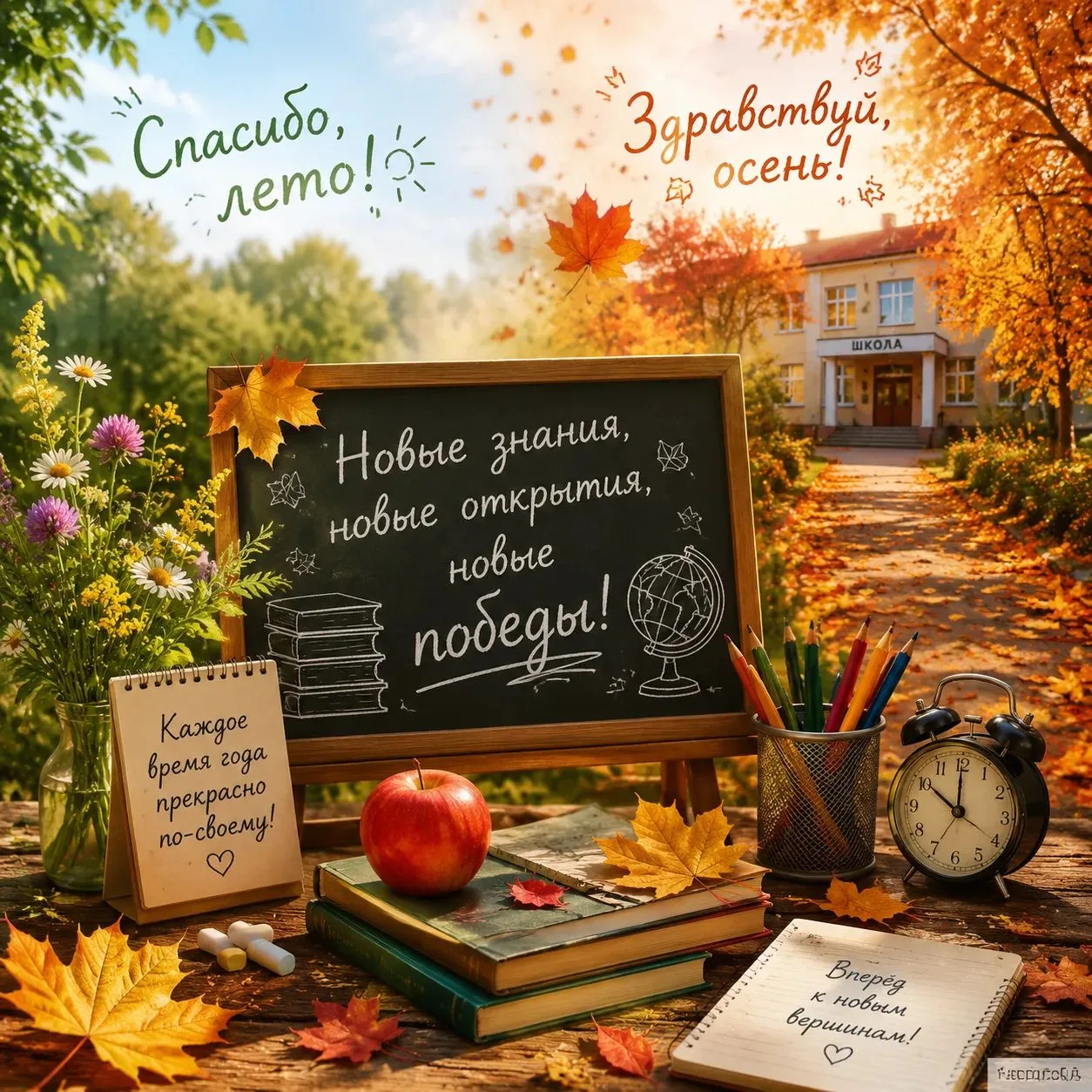 Друзья, вот и подходит к концу лето — но точно не время грустить! ☀️