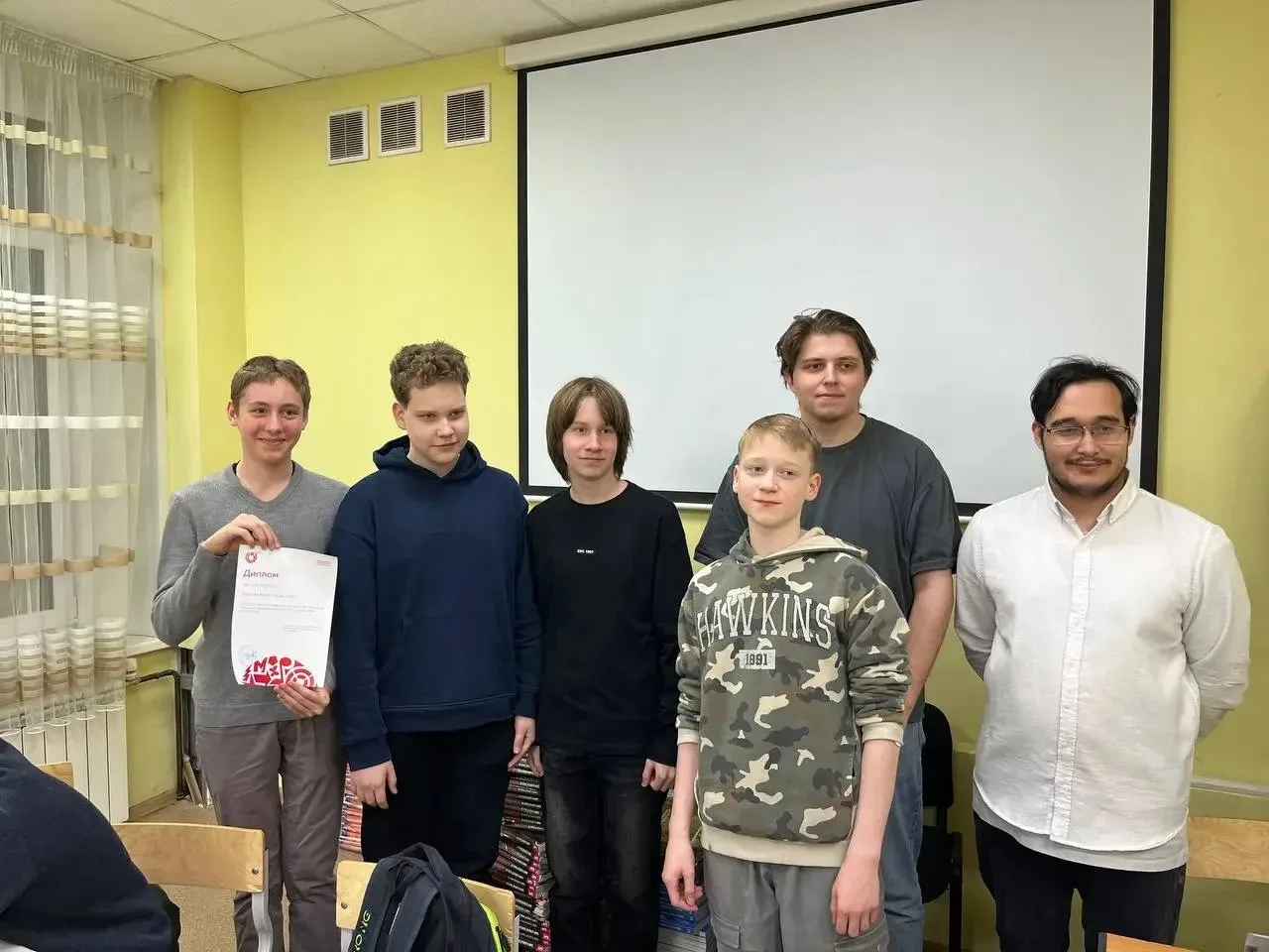 🥈Поздравляем нашу команду восьмиклассников (Осинцев Иван, Глуховцев Артём, Петров Илья...