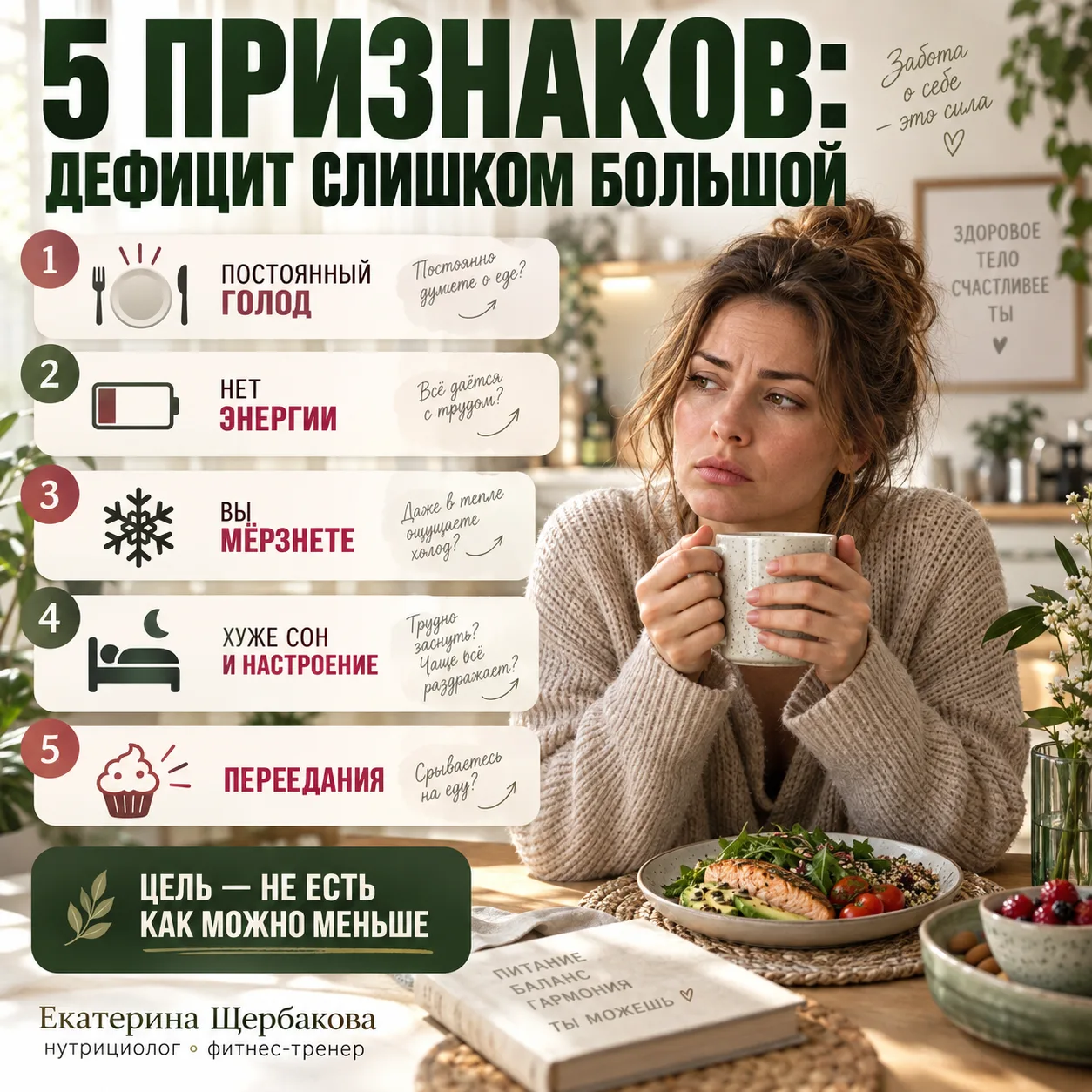 5 ПРИЗНАКОВ, ЧТО ВАШ ДЕФИЦИТ СЛИШКОМ БОЛЬШОЙ