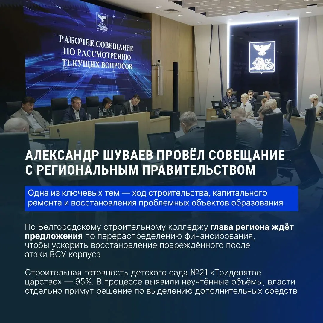 Строительство и капремонт объектов образования — на особом контроле

Эта тема стала одной из ключевы