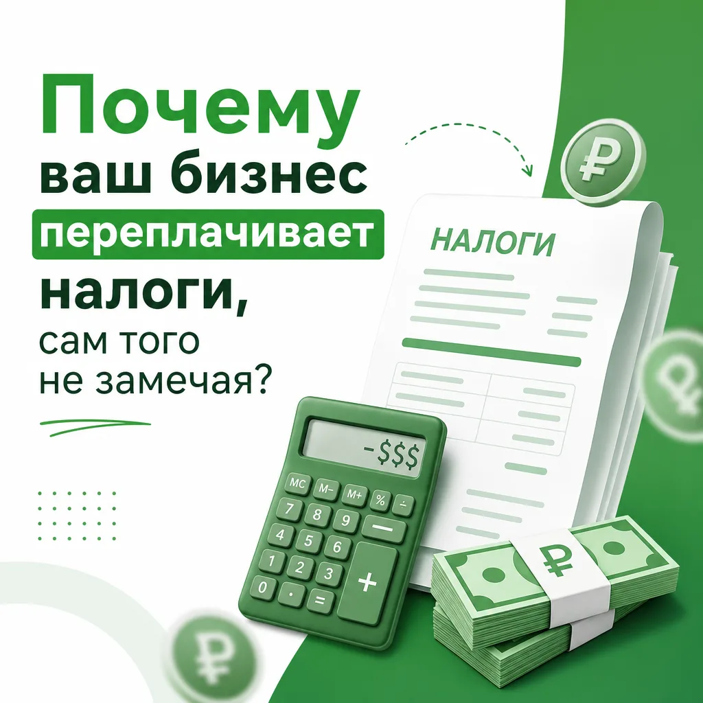 Почему ваш бизнес переплачивает налоги, сам того не замечая? 💸