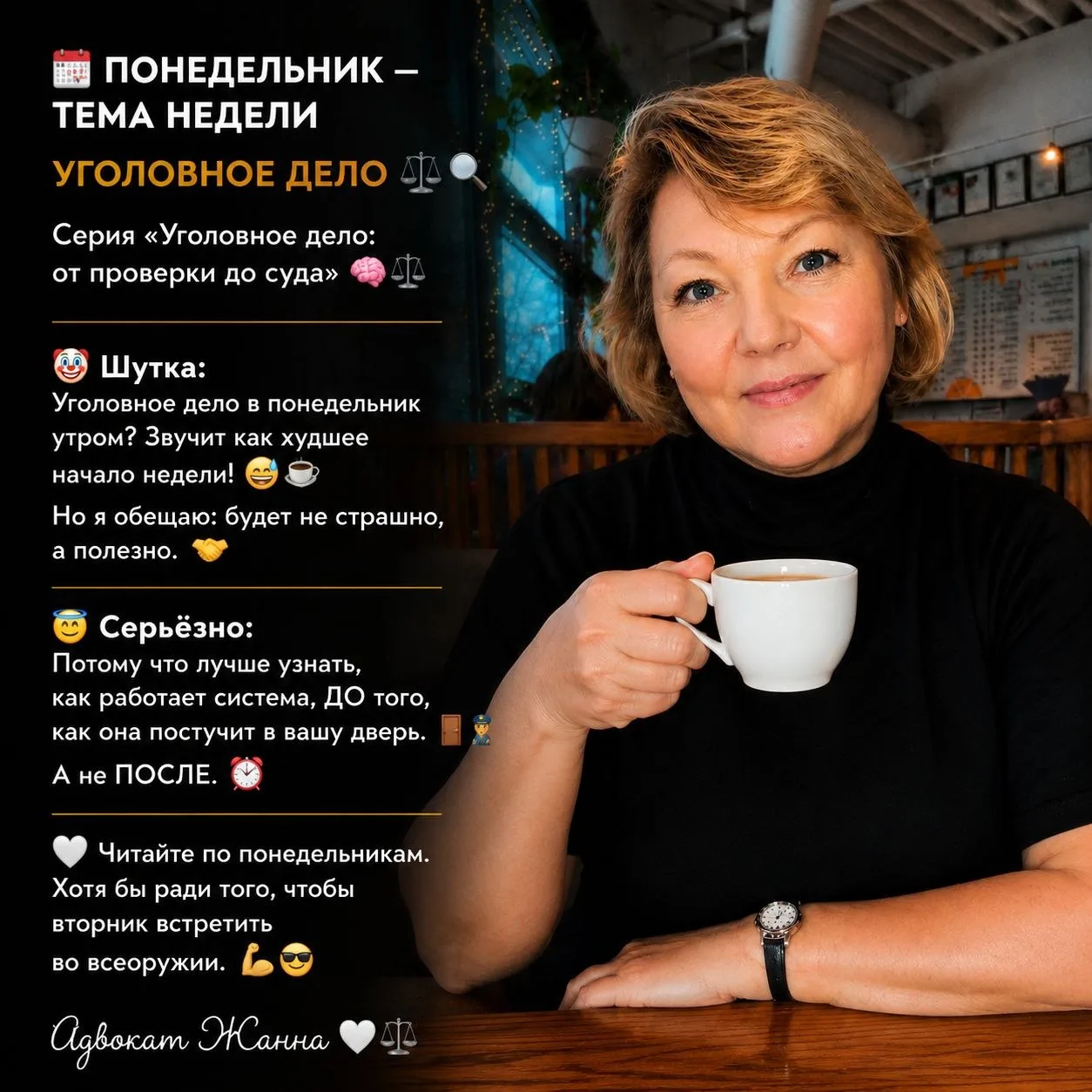 ПОНЕДЕЛЬНИК — ТЕМА НЕДЕЛИ: УГОЛОВНОЕ ДЕЛО ⚖️🔍🔥🎉