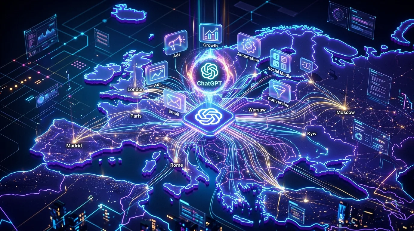 🌍 OpenAI захватывает Европу: рекламная экспансия началась