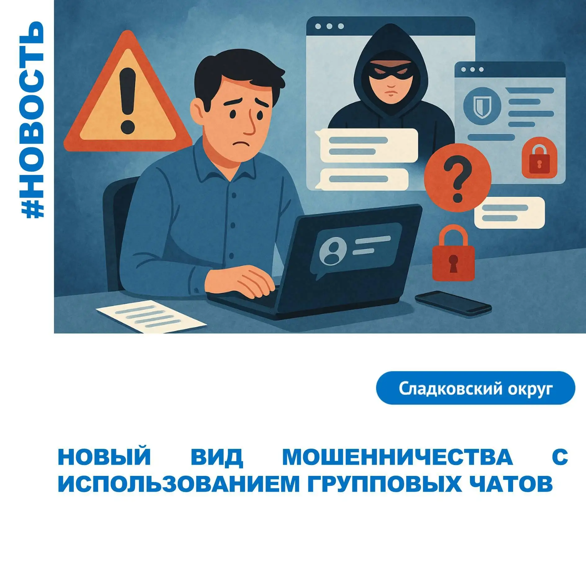 ⚠️ Внимание! Новая схема мошенников!