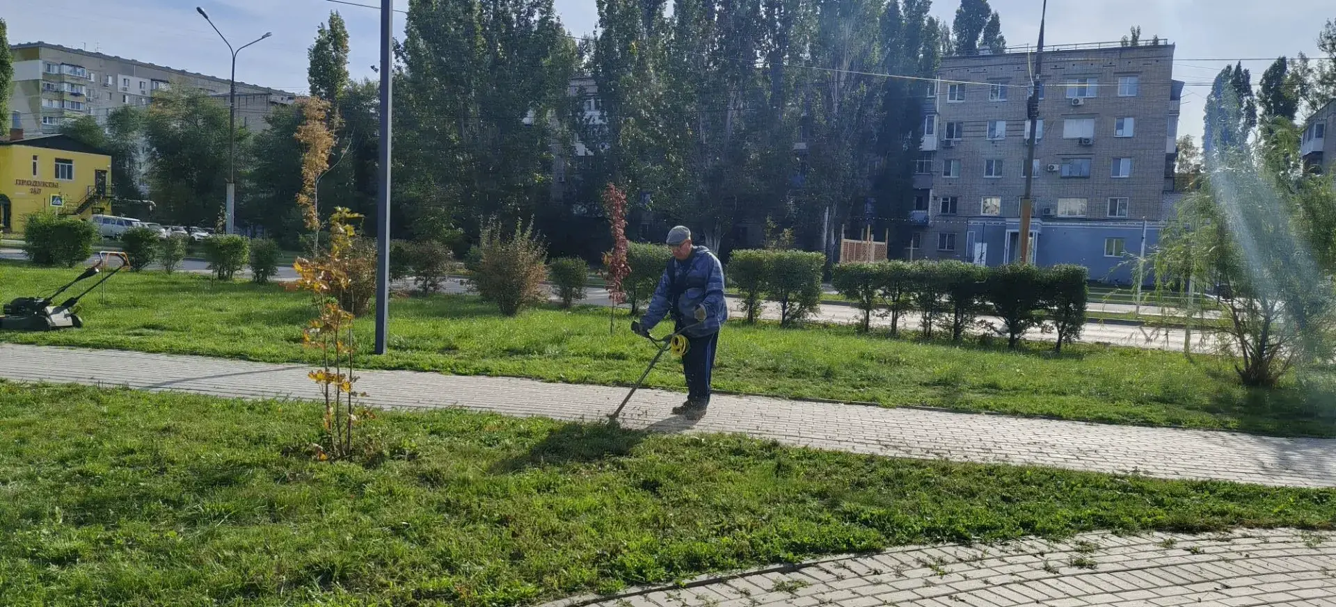 🍂 Продолжаем приводить в порядок зелёные зоны.