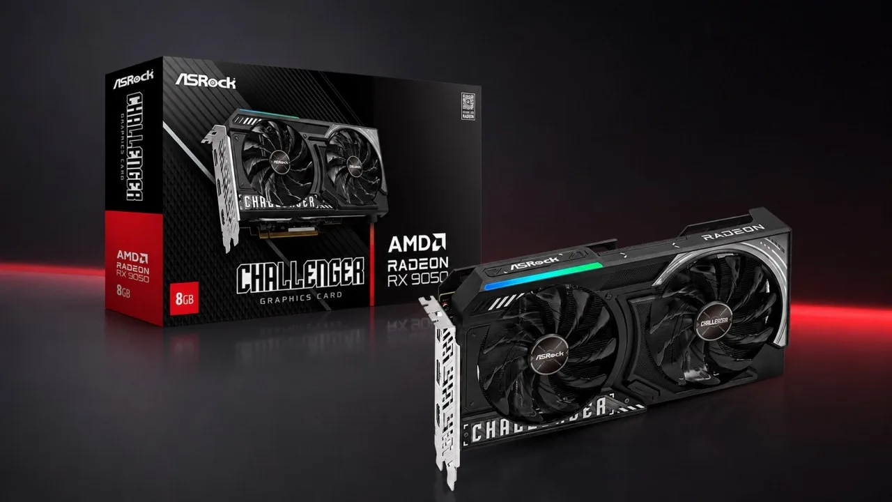 ASRock выдала инсайд: Radeon RX 9050 уже существует, и у младшей версии всего 4 ГБ памя...