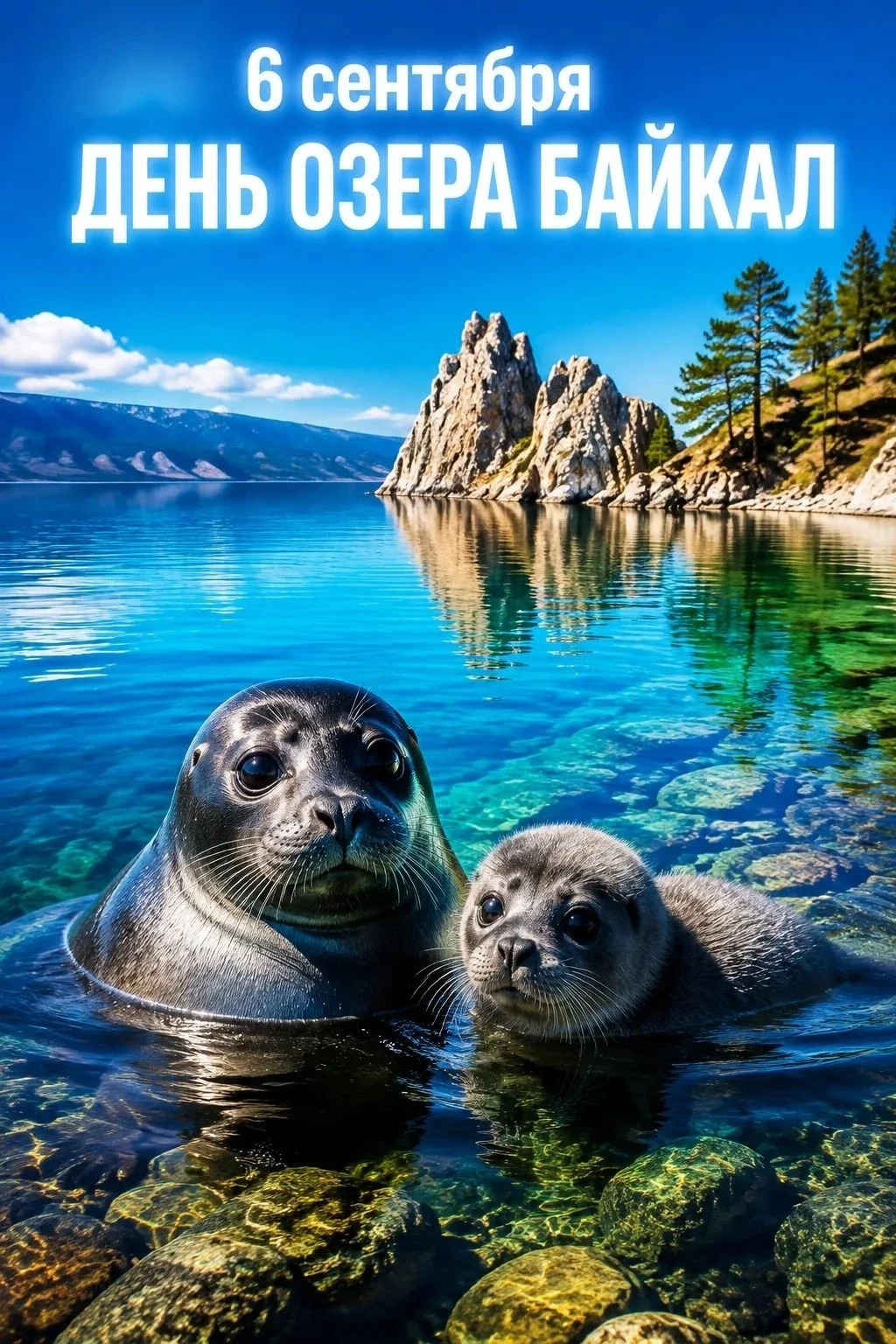 🎉 Сегодня — День Байкала! 💧🐟
