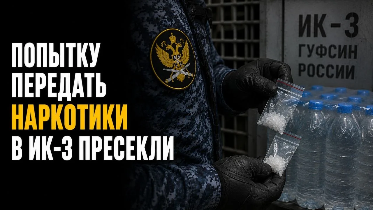 ПОПЫТКУ ПЕРЕДАТЬ НАРКОТИКИ В ИК-3 ПРЕСЕКЛИ