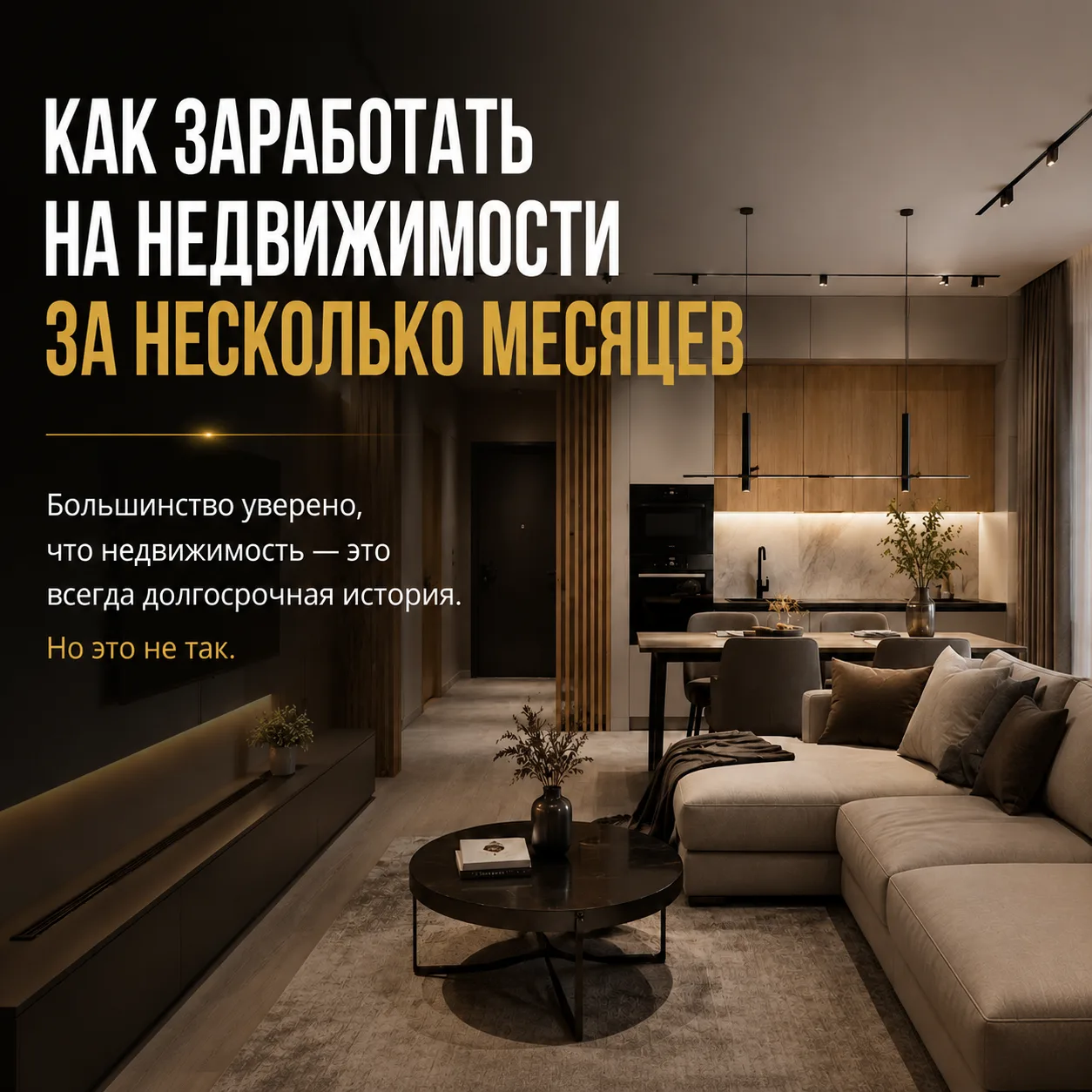 КАК ЗАРАБОТАТЬ НА НЕДВИЖИМОСТИ ЗА НЕСКОЛЬКО МЕСЯЦЕВ 💰