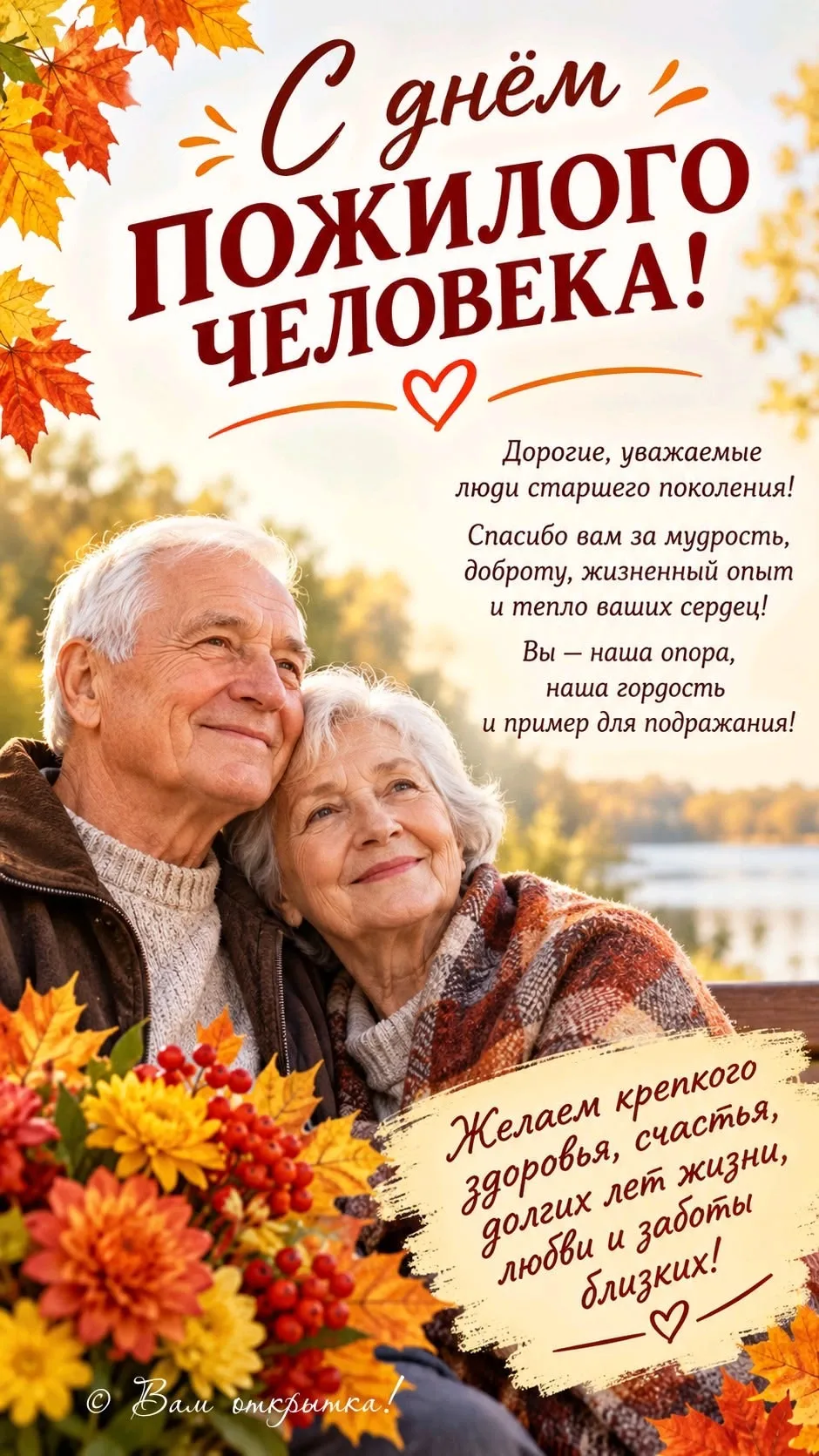 С Международным днём пожилых людей! 💐