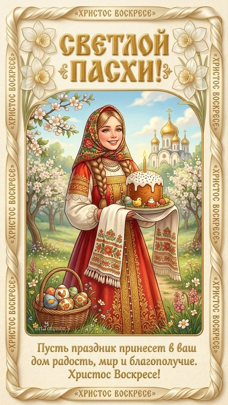 Всех православных с праздником Светлой Пасхи! ✨✨✨✨