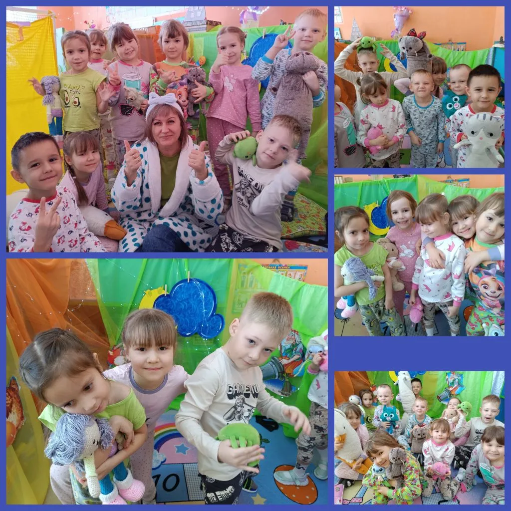 Пижамная вечеринка в старшей группе — море улыбок и веселья! Дети продемонстрировали свои