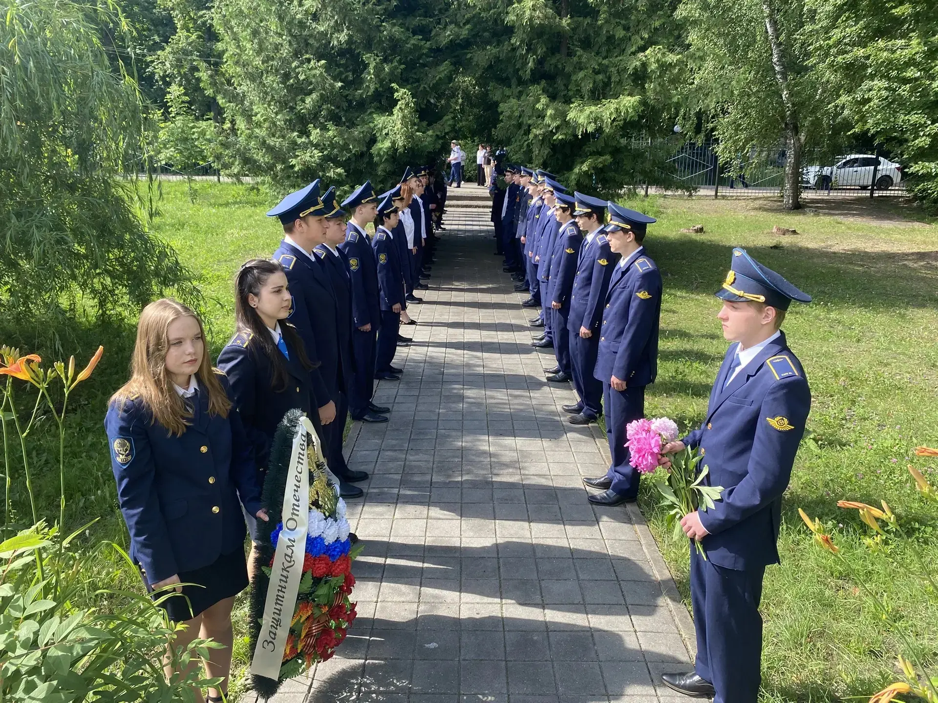 Сегодня у обелиска "Погибшим летчикам в годы Великой Отечественной войны" состоялся митинг, посвящен