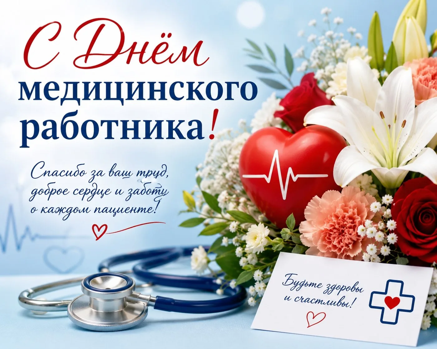 🩺 С Днём медицинского работника!

Сегодня мы поздравляем всех, кто посвятил свою жизнь самой важной