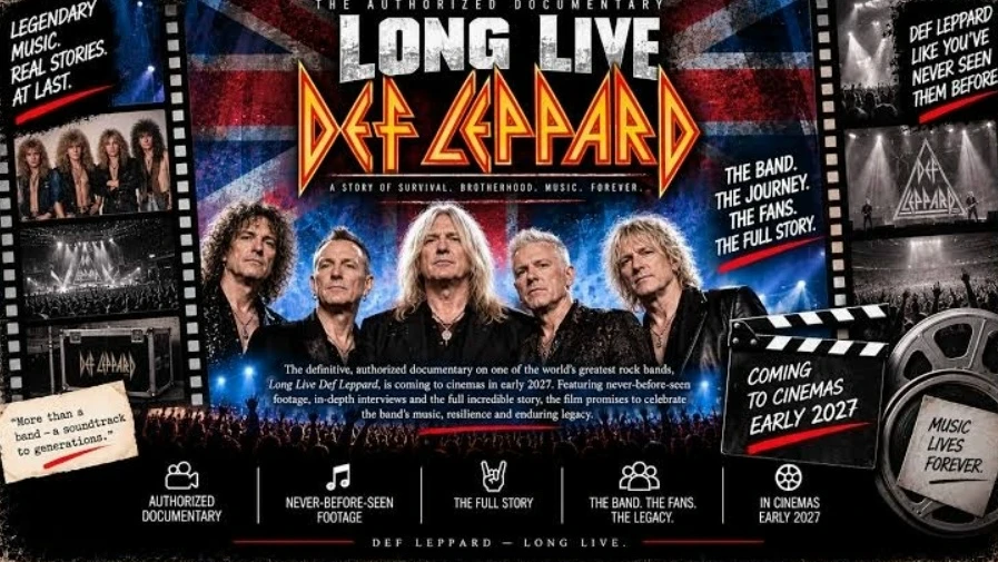 DEF LEPPARD расскажут о себе в первом в истории группы авторизованном полнометражном до...