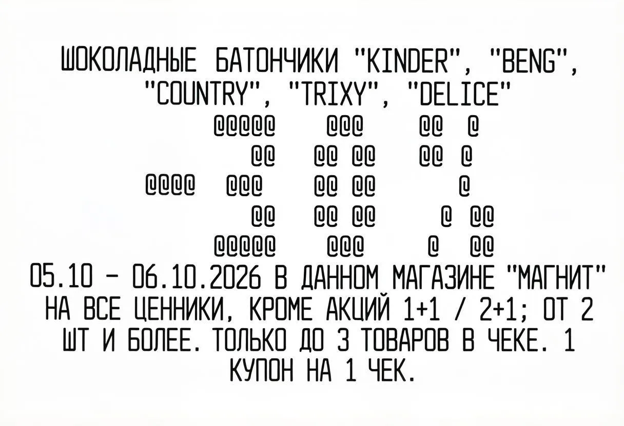 🧲 Магнит - Сегодня за покупку от 100₽ выдают купоны: