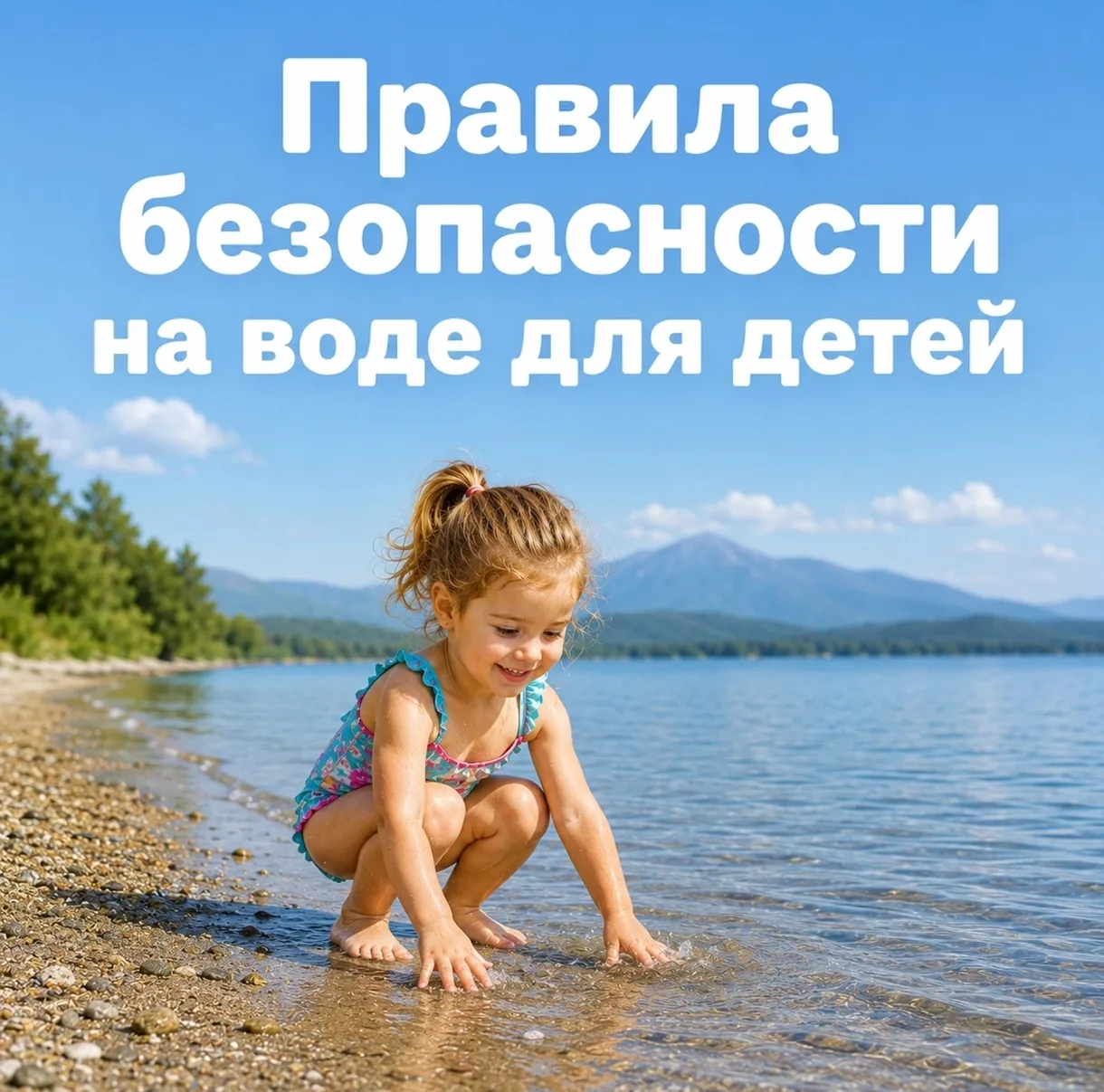 ‼️Отдых у воды должен быть безопасным. Именно взрослые несут ответственность за то, чтобы дети соблю