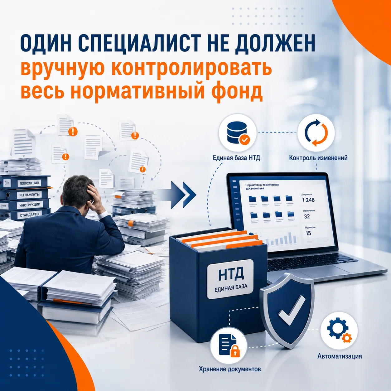 ⚙️ Нормативный фонд не должен зависеть от памяти одного специалиста