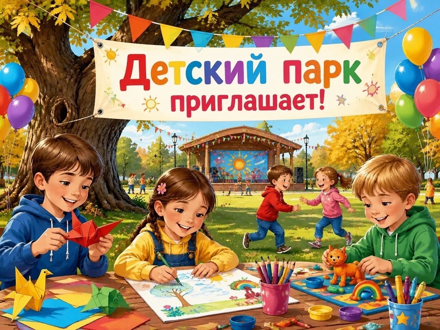 🎉Приглашаем на мероприятия для детей в Детском парке