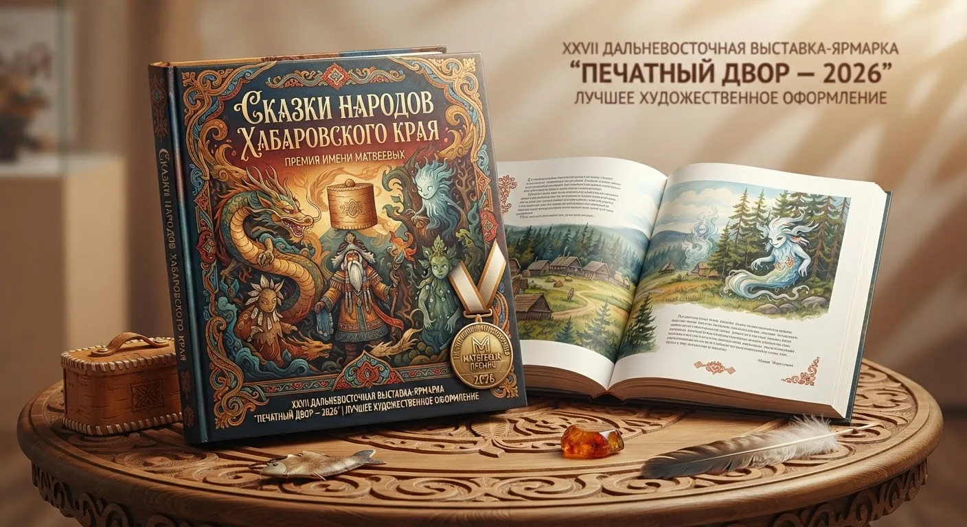 📚 «Сказки народов Хабаровского края» признали одной из лучших книг года