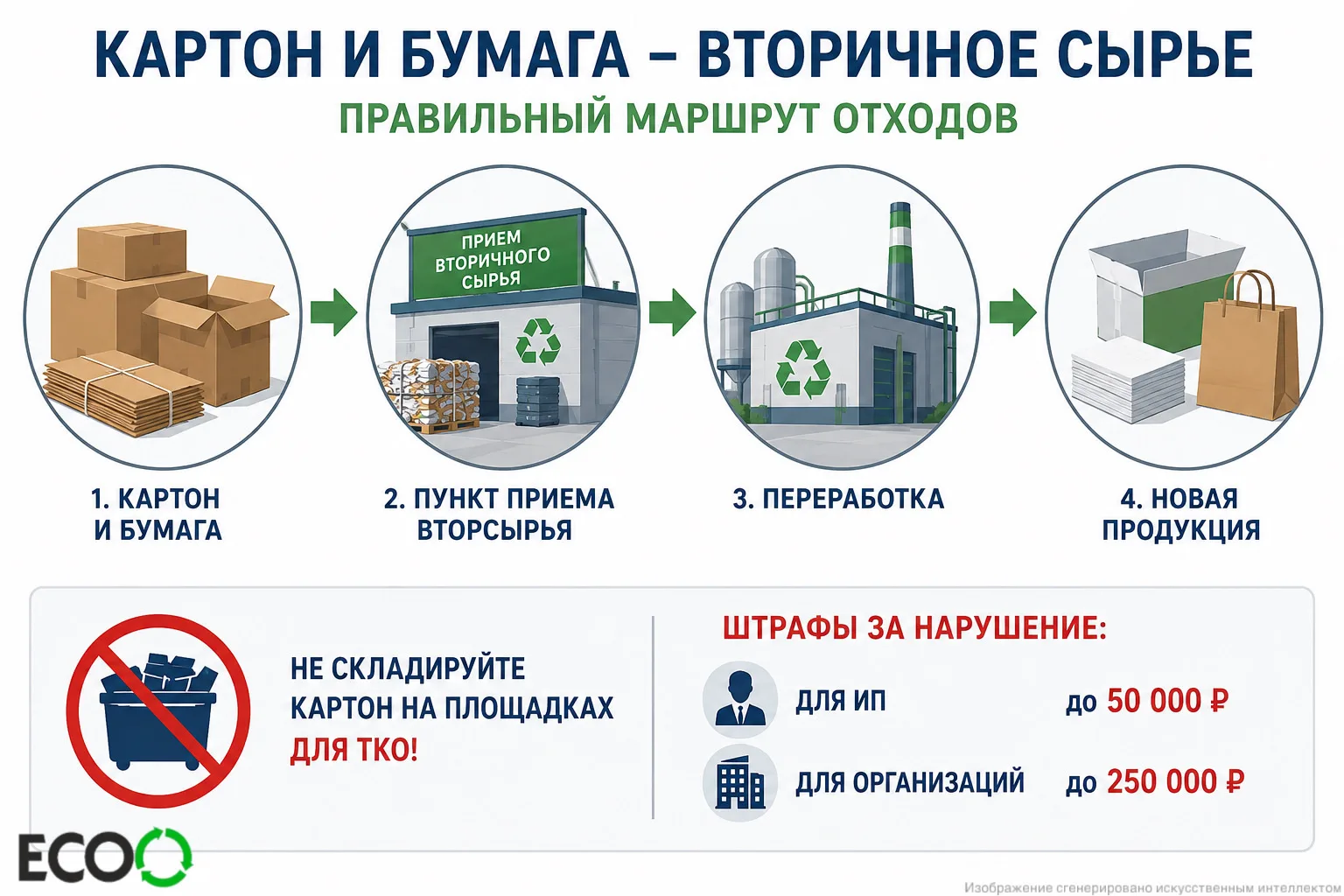Порядок обращения с отходами бумаги и картона для организаций и предпринимателей