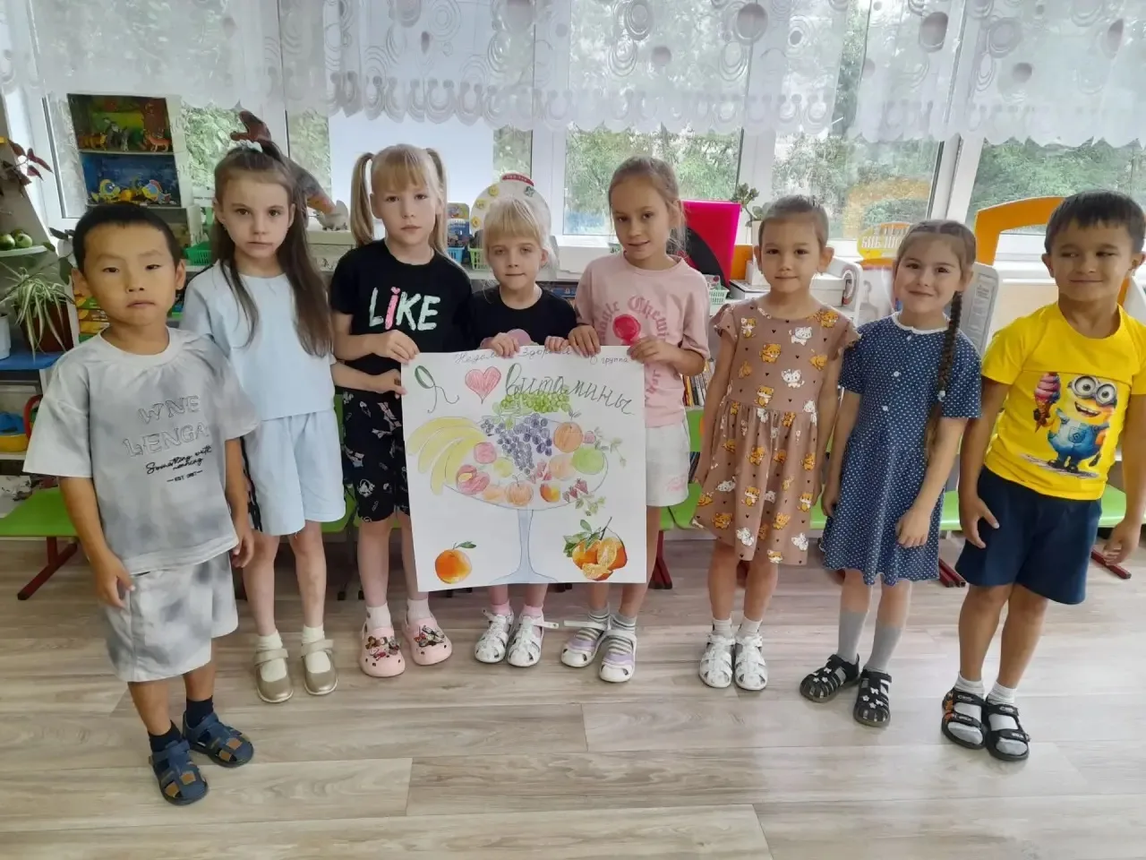 В группе 8 " Ягодки"  стартовала неделя Здоровья.  У детей появилось желание заботиться...