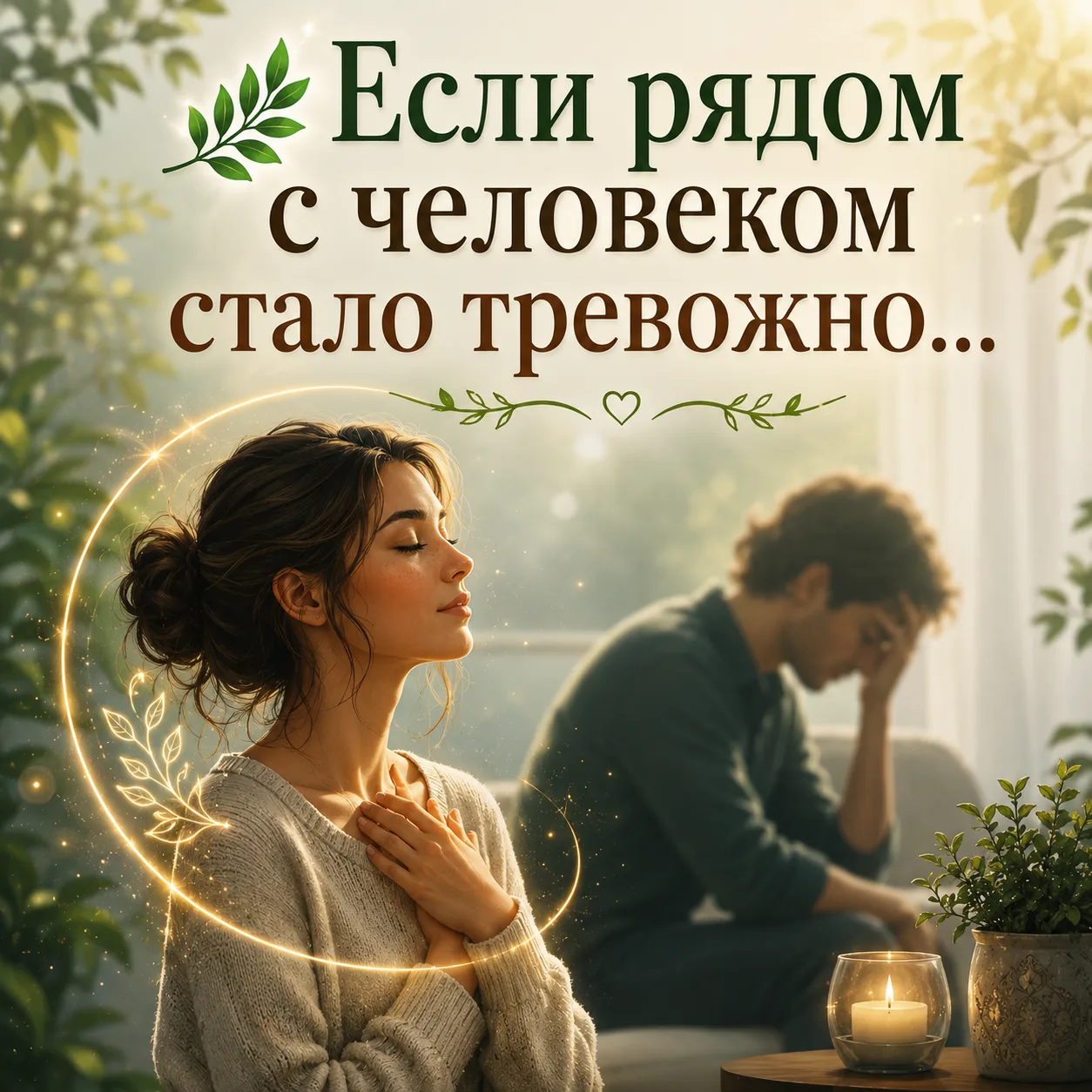 ✨ Если рядом с человеком появилась тревога или внутреннее напряжение

Иногда рядом с определённым че