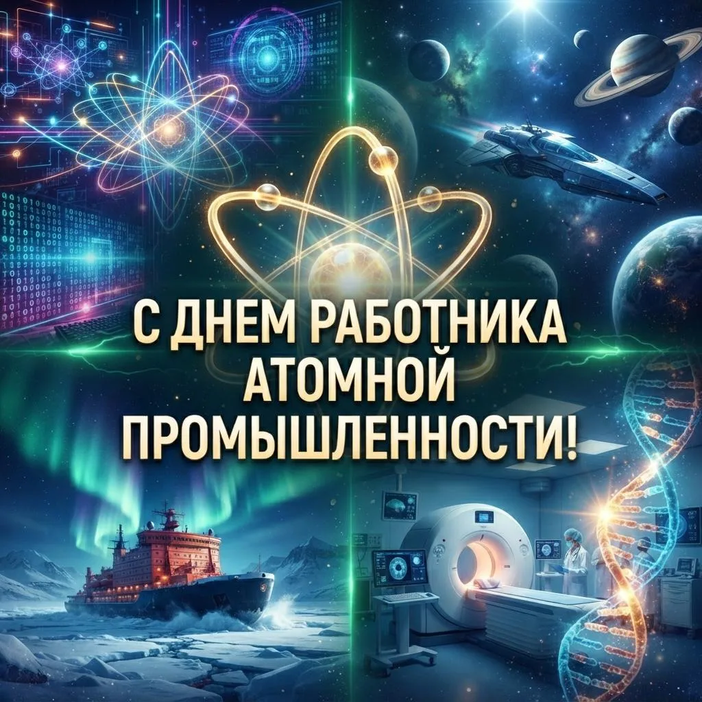 ⚛️ Сегодня мы чествуем людей, которые создают технологическое будущее нашей страны!