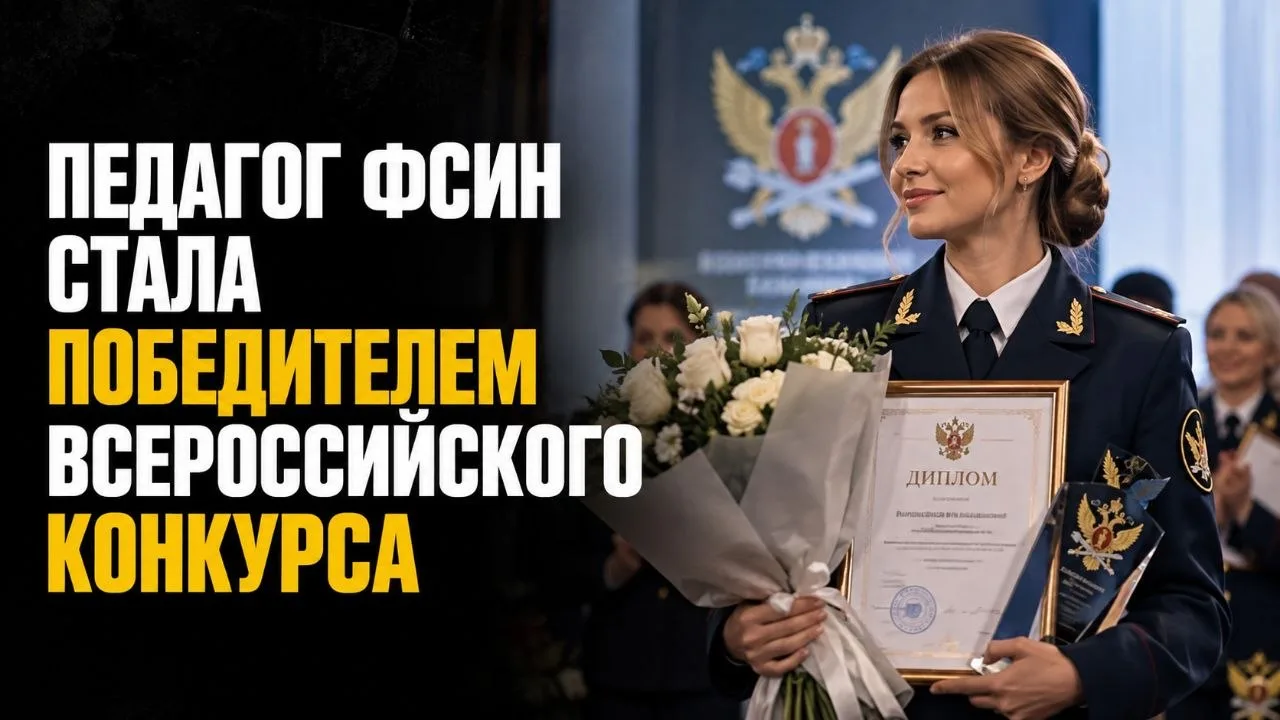 ПЕДАГОГ ФСИН СТАЛА ПОБЕДИТЕЛЕМ ВСЕРОССИЙСКОГО КОНКУРСА