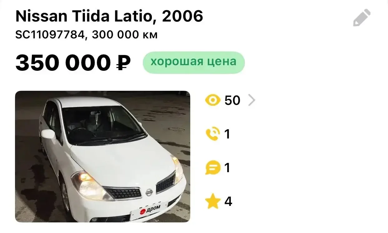 Сегодня отдам авто за 250000 , в связи с отлётом.