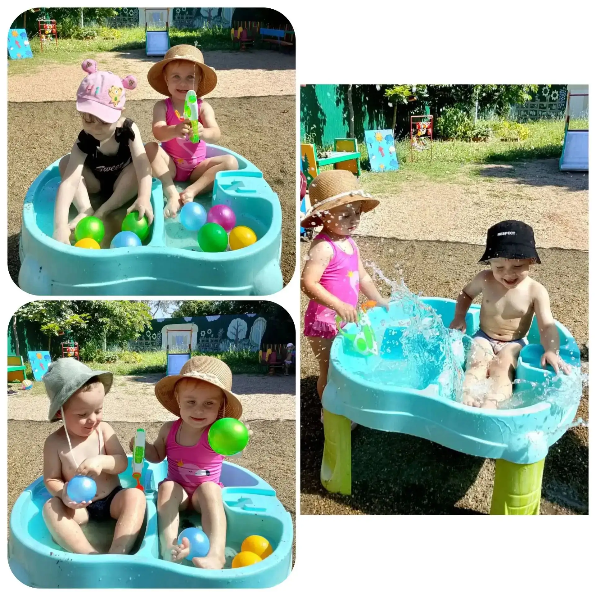 🌞 Солнечные забавы малышей! 💦

Сегодня  настоящий праздник воды и веселья! ☀️👶🧸

Когда на улице 