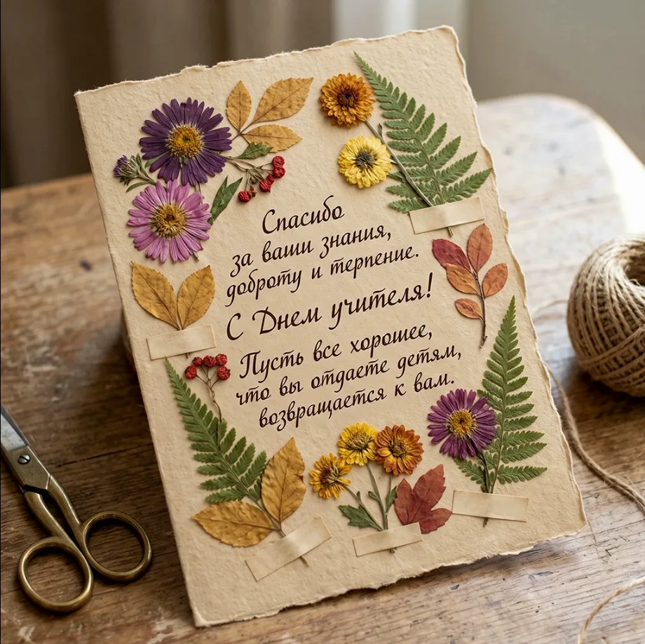 Поздравление с Днём учителя