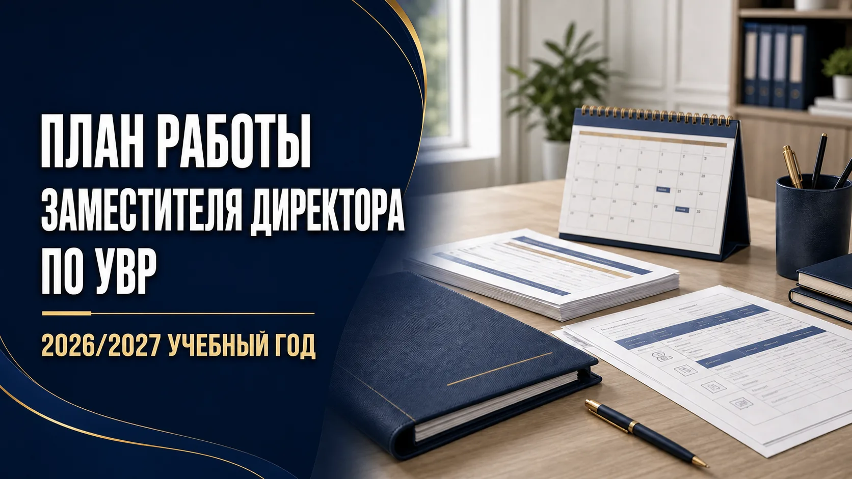 📘 ПЛАН РАБОТЫ ЗАМЕСТИТЕЛЯ ДИРЕКТОРА ПО УВР НА 2026/2027 УЧЕБНЫЙ ГОД