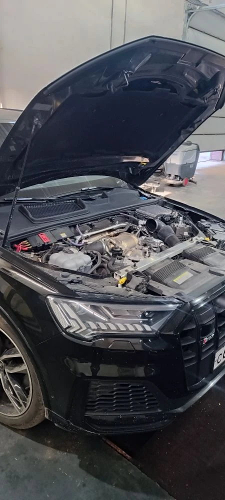 Процесс удаления сажевого фильтра и системы мочевины на автомобиле Audi sq7 4.0tdi. Теп...