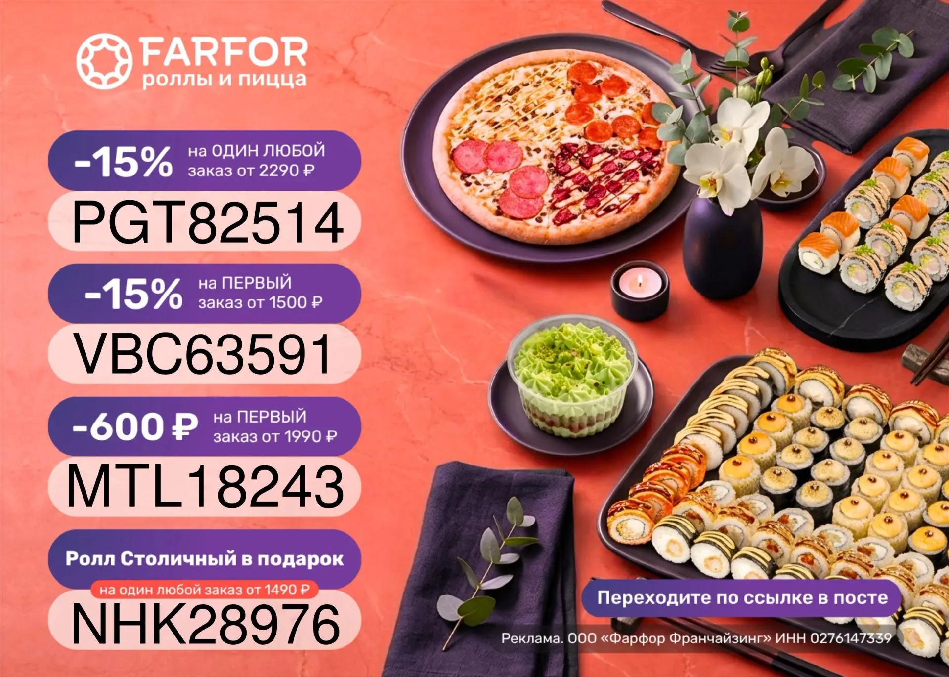 Актуальные промокоды в FARFOR 🔥
