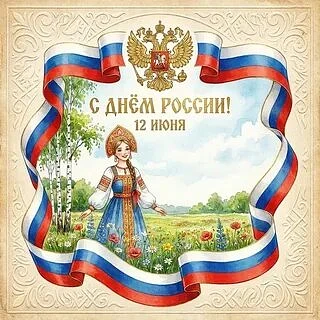 🇷🇺🎉Нам праздники для радости даны,
Мы знаем их немало, самых разных,
Но день России, день родной 