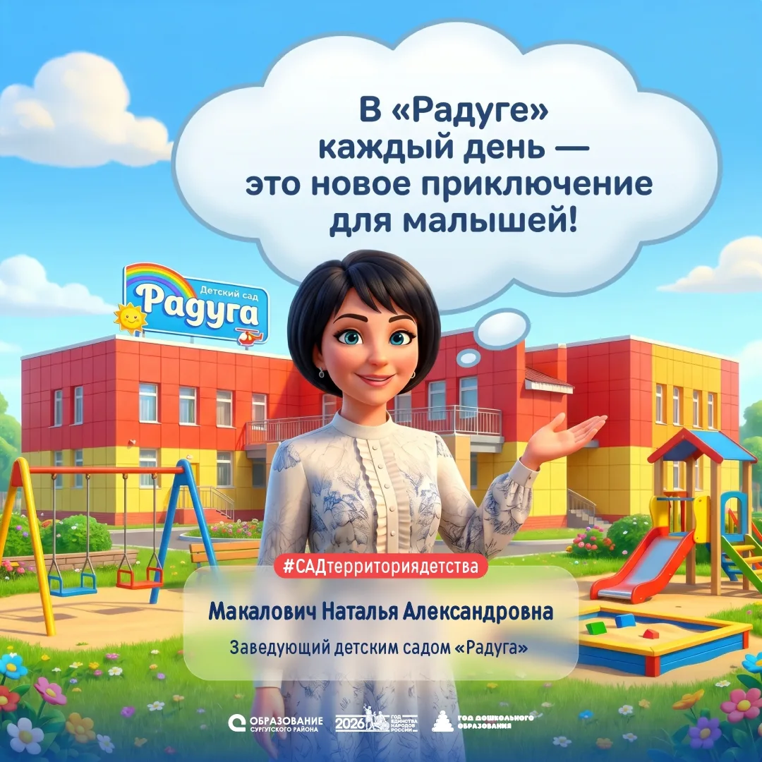 🤩 #САДтерриториядетства: открываем двери в мир дошкольного образования Сургутского района!

В честь