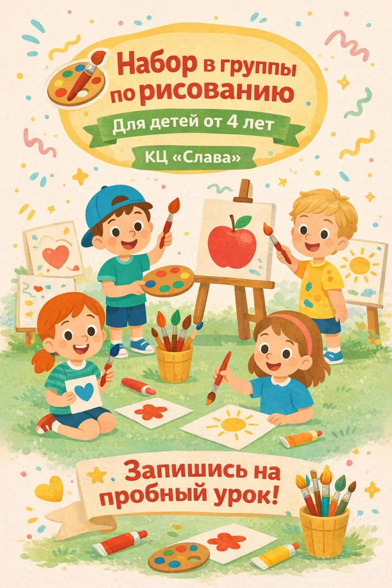 🎨 Набор в группы по рисованию!