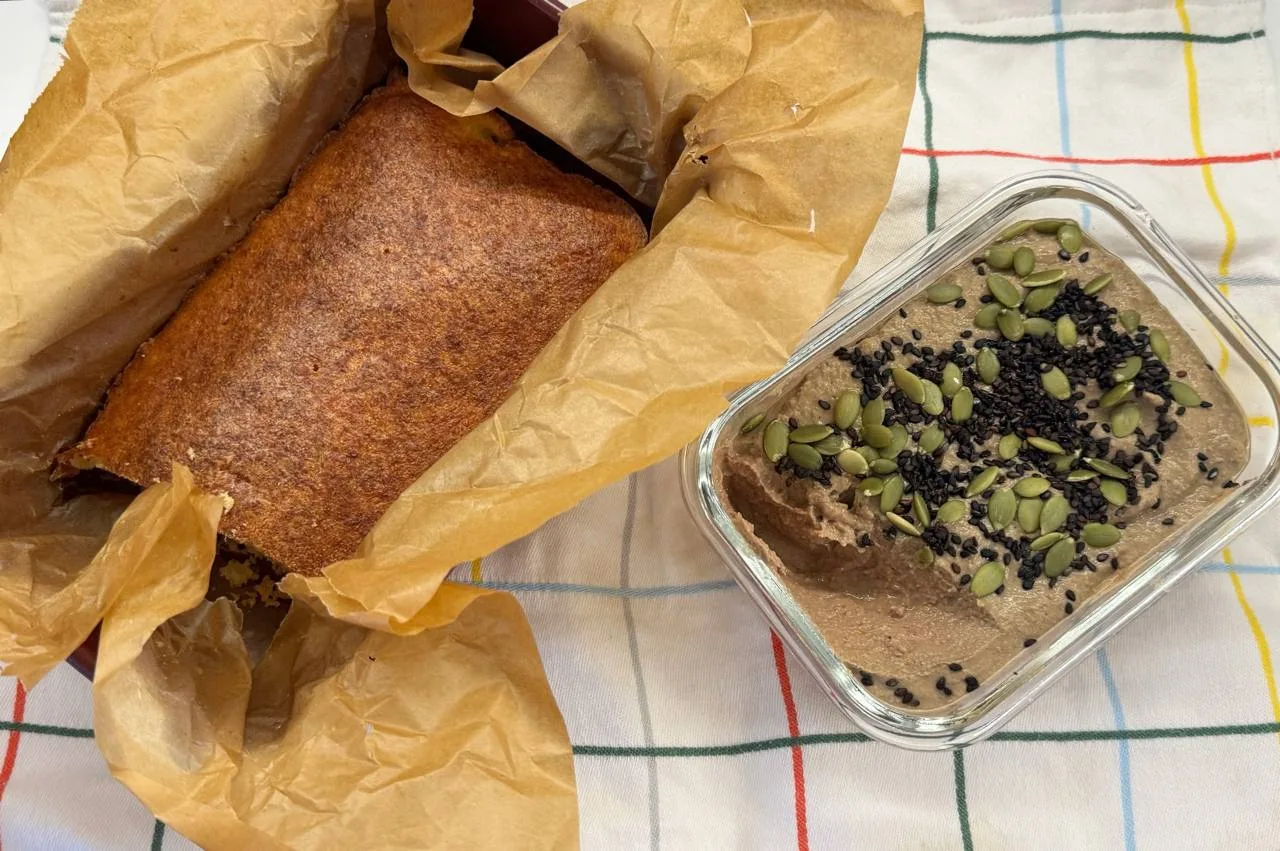 Решила продублировать сюда посты про печеночный паштет и чечевичный хлеб, рецепты котор...