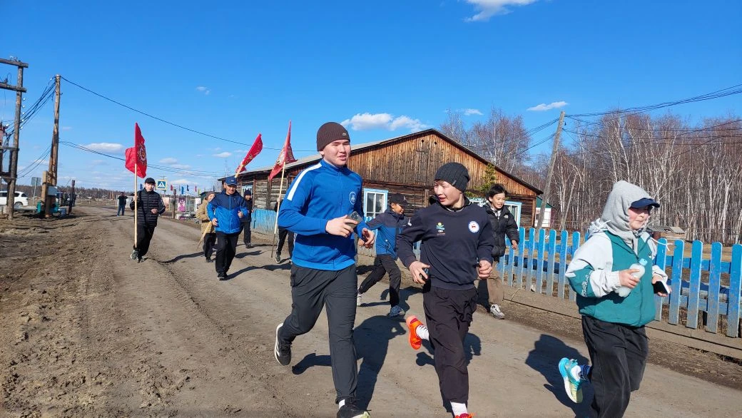 Патриотический забег Мэйикской школы 🏃‍♂️