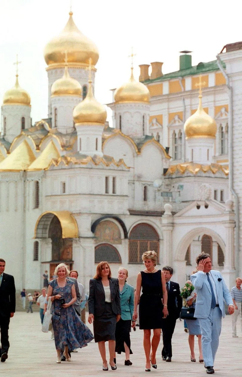Принцесса Уэльская посещает Кремль, 1995 год