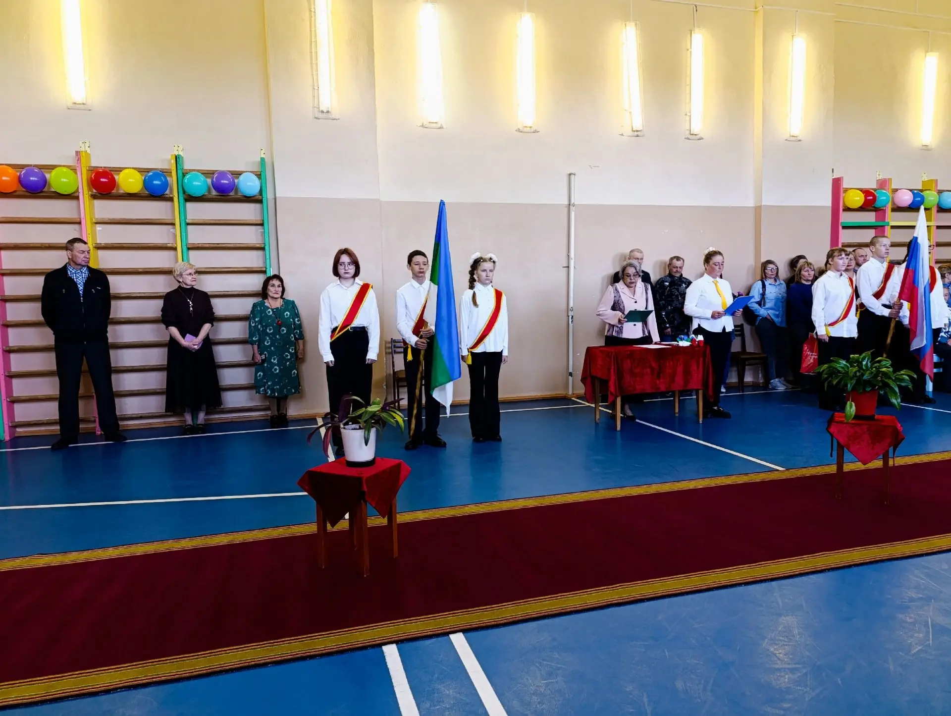 🍁👨‍🎓1 сентября, в Новоборской школе прошла торжественная линейка, посвящённая началу...