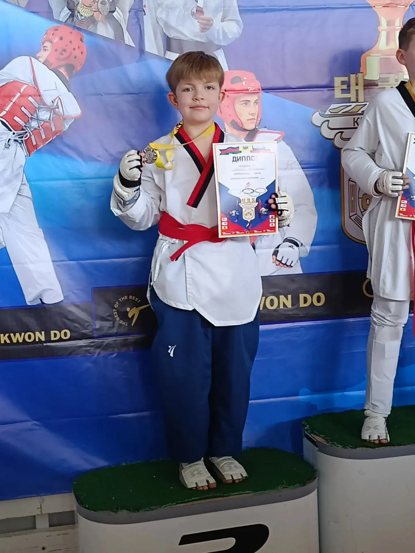 🏆 Поздравляем наших чемпионов с успешным выступлением на чемпионате Краснодарского края по тхэквонд