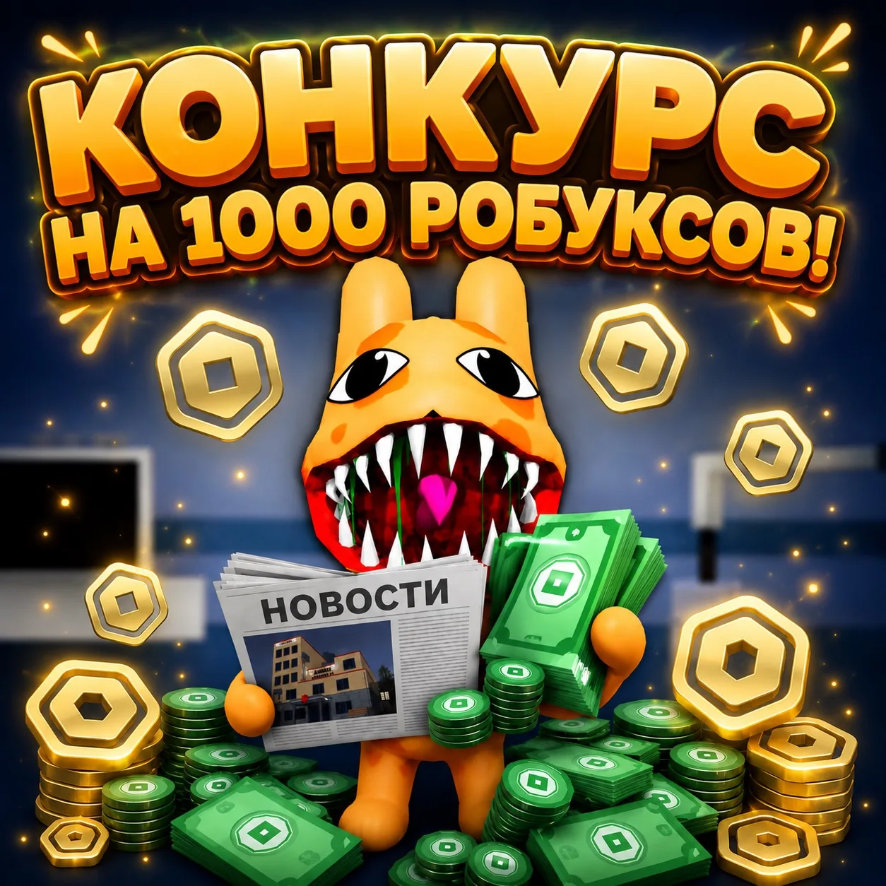 🔥РОЗЫГРЫШ НА 1000 РОБУКСОВ💰