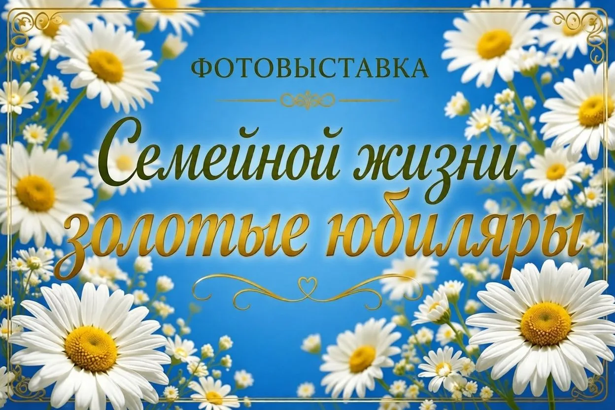 Полвека на двоих: фотовыставка «Семейной жизни золотые юбиляры»
Нежность – в словах,
А верность – в 