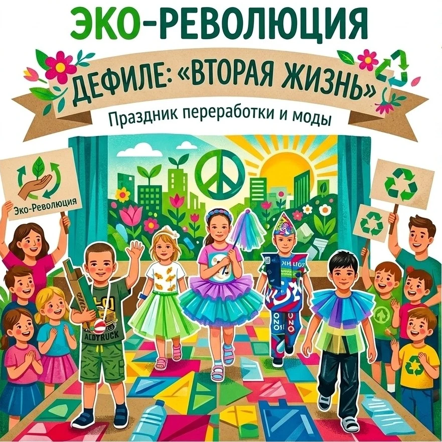 Сегодня в нашем уютном мире «Смешариков» случилась настоящая эко-революция! Мы не прост...