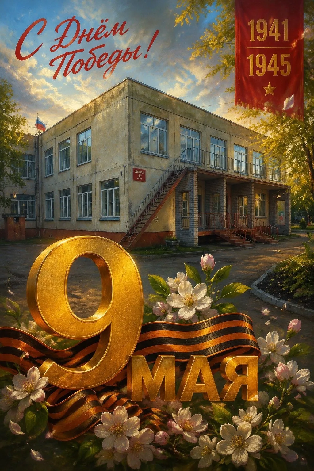 🎖️С Днём Победы!🎖️
Дорогие воспитанники, уважаемые родители, бабушки и дедушки, коллеги!
От всего 