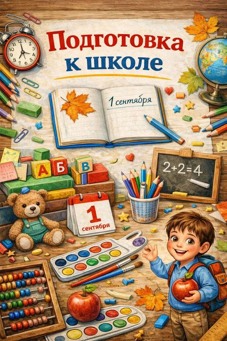 🎒 Начинаем подготовку к школе: чек-лист на август!

До начала учебного года осталось чуть меньше ме