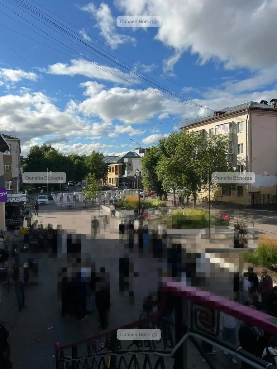 Вологжане просят навести порядок в центре города